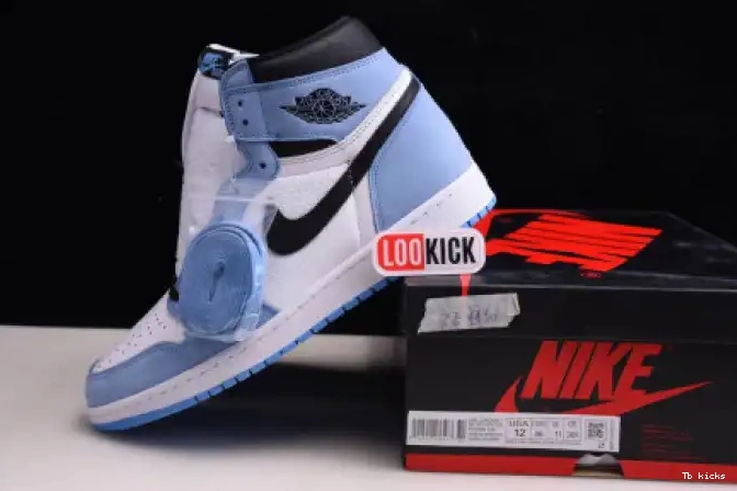 Reps TBK HIGH WHITE 555088-134 BLUE UNIVERSITY BLACK 1 AIR JORDAN RETRO 0416